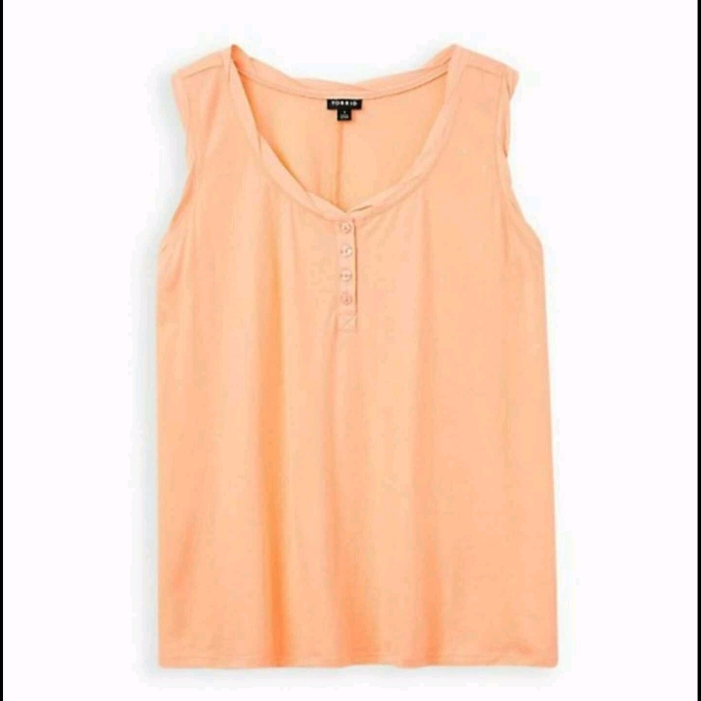 Peach Tank Top Torrid 5x